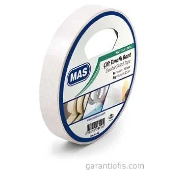 Mas 2612 Çift Taraflı Bant (19mm X 25m)
