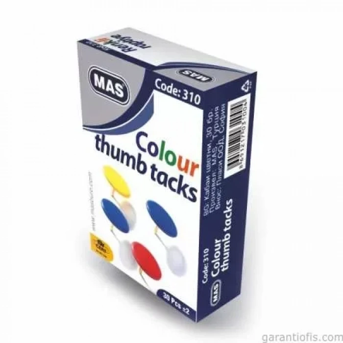 Mas 310 Renkli Raptiye (pvc Kaplı)