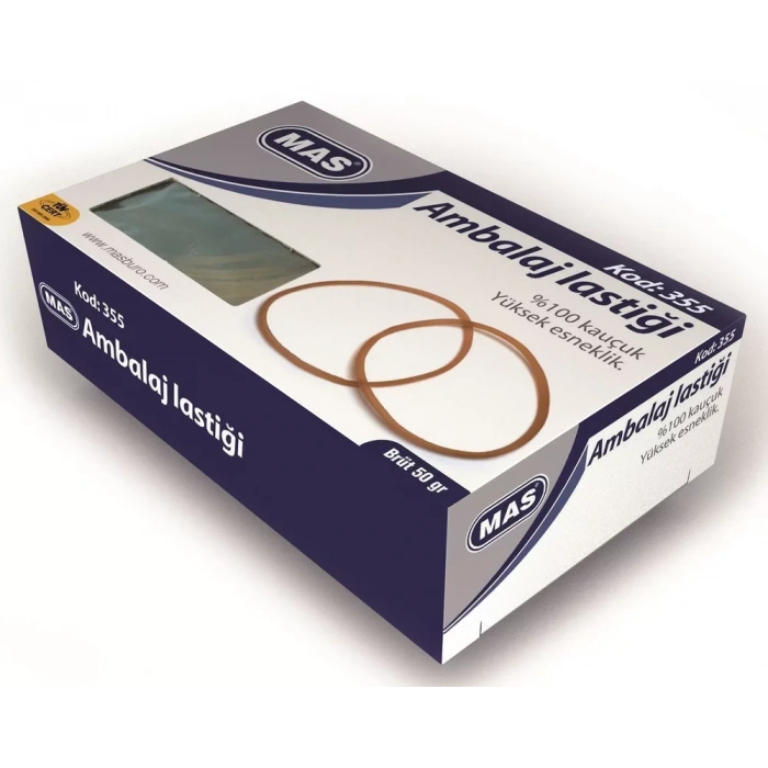 Mas 355 %100 Kauçuk Midi Ambalaj Lastiği 50 Gr Kutu