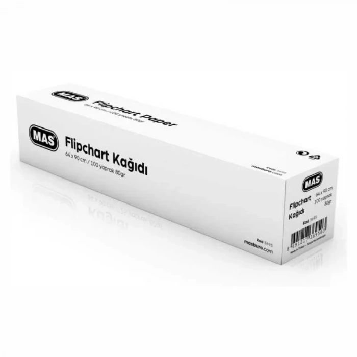 Mas 3695 Flıpchart Kutulu Düz 64x90 100 Yp