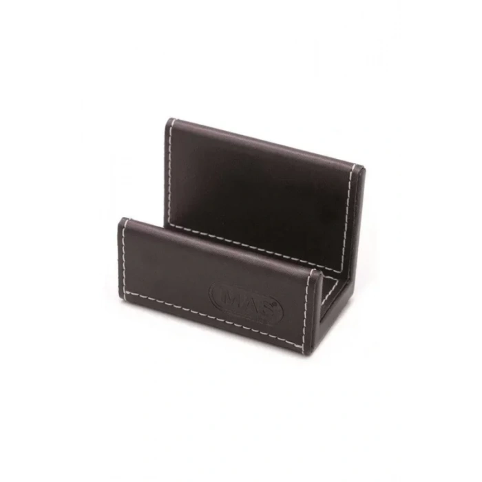 MAS 3820 ELEGAN SUNİ DERİ KARTVİZİTLİK KAHVE