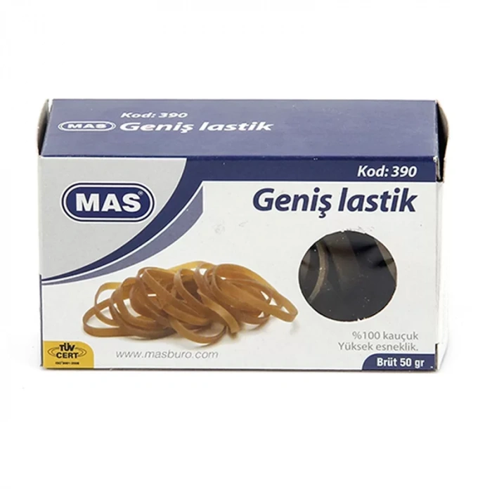 Mas 390 Geniş Ambalaj Lastiği 50gr Kutu