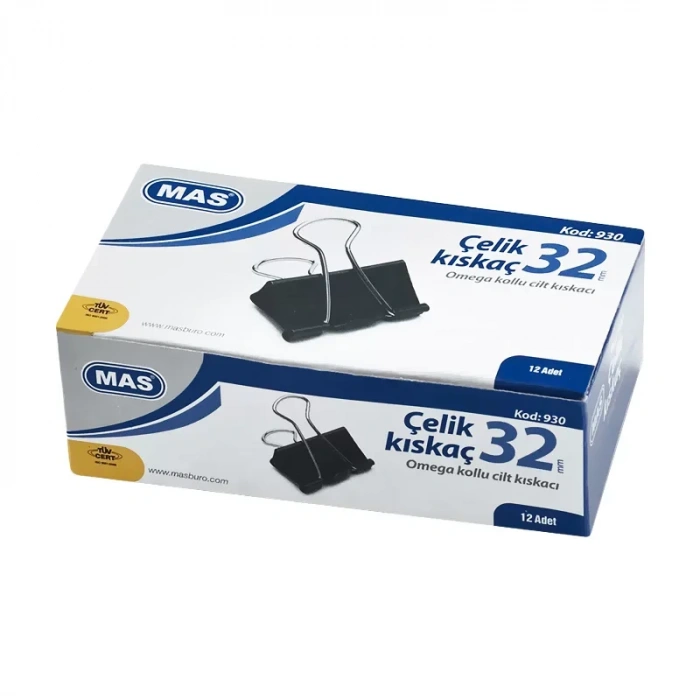 MAS 930 OMEGA ÇELİK KISKAÇ 32mm 12Lİ KUTU