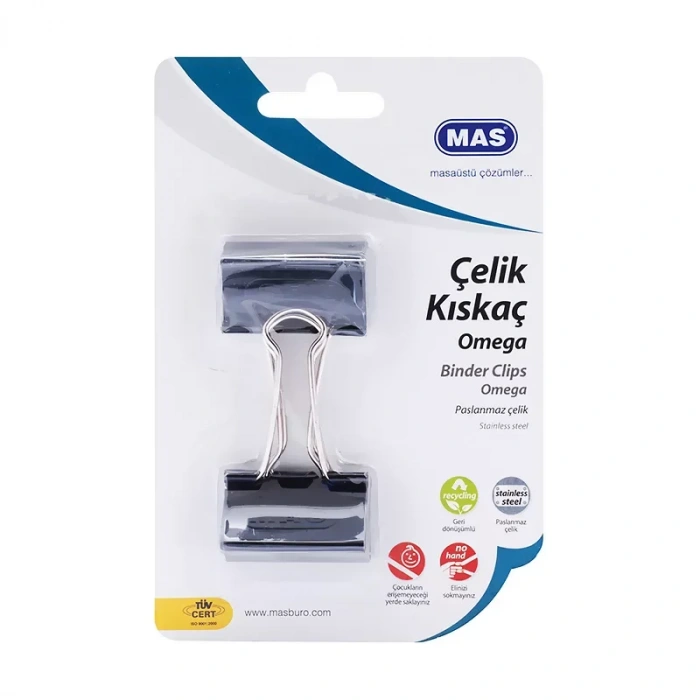 Mas 936 Omega Çelik Kıskaç 41mm 2li Blister
