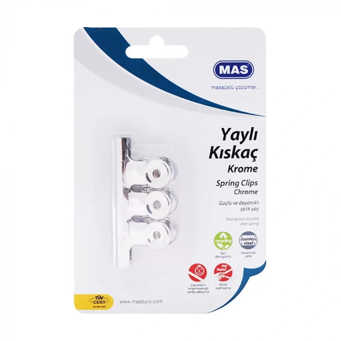 Mas 951 Metal Kıskaç 40 Mm 3 Adet