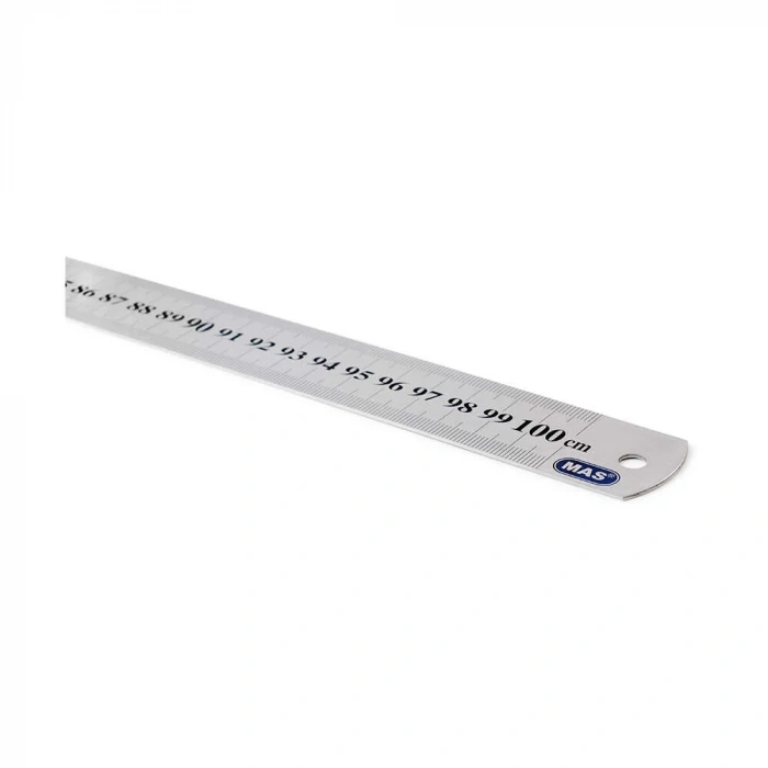 Mas Çelik Cetvel 100 cm