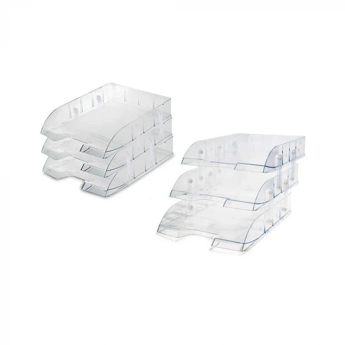 Mas Evrak Rafı 3lü Mafsallı Şeffaf