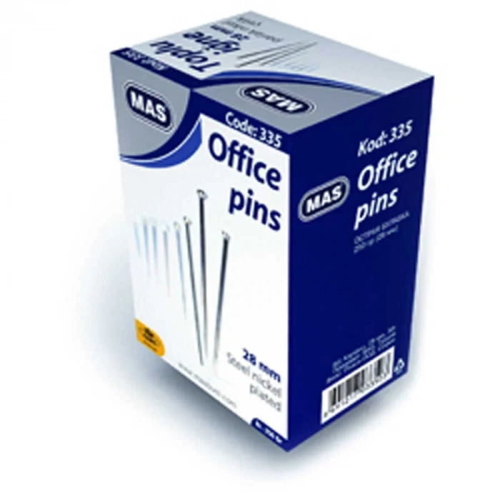 Mas Toplu İğne Nikelli 250 Gr 28 Mm