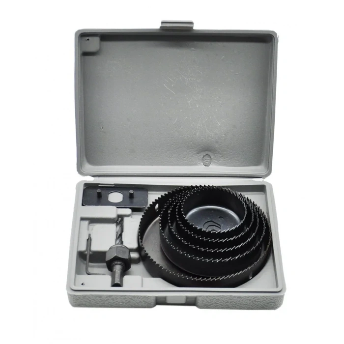 Master Delik Açma Panç Seti Ahşap Kartonpiyer Alçıpan 8 Parça