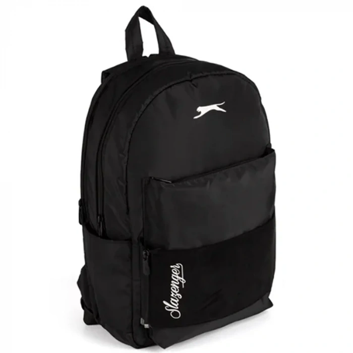 Me Sırt Çantası Slazenger Siyah Önü Bant Detaylı Paraşüt 23144