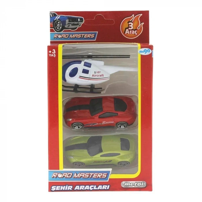 Mega Şehir Arabaları 3’lü Set 01231