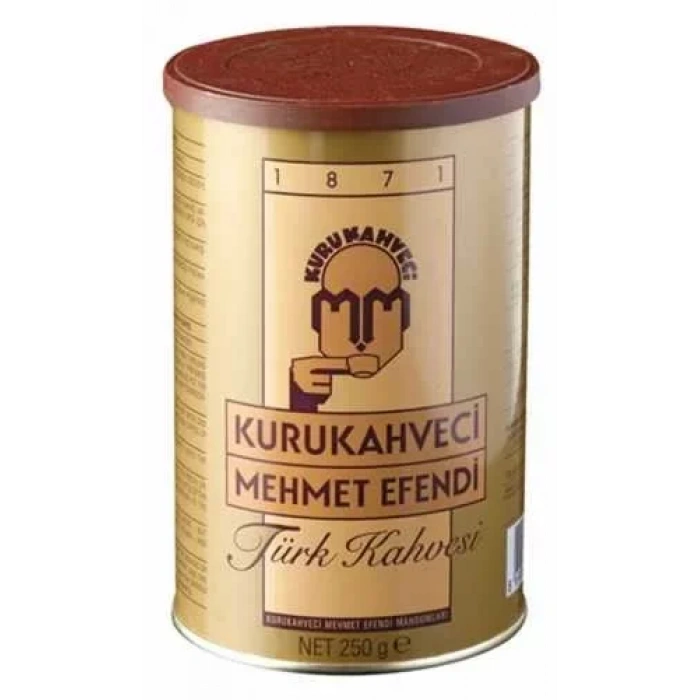 Mehmet Efendi Türk Kahvesi Teneke Kutu (250 Gr)