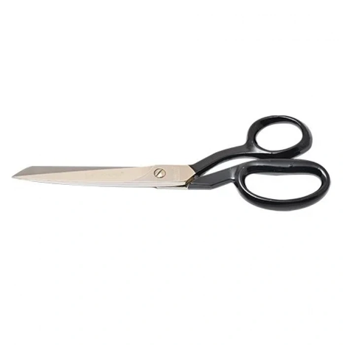 MERZE 4115-9 inç Siyah Saplı Ekstra Kaliteli Yatık Regula Makası (22,5 cm)