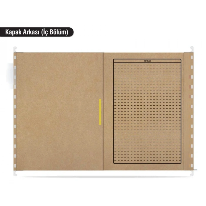 Metal Askılı Personel Özlük Dosyası 4 Yapraklı 1 Adet