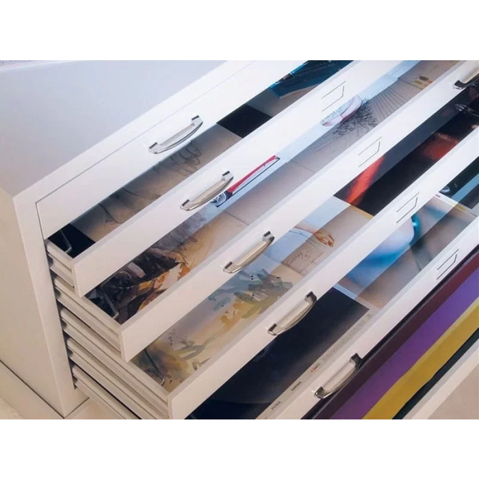 Metal Harita Plan Dolabı (Bazalı)