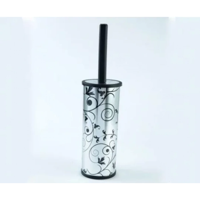 Metalik Klozet Fırça Takımı Yuvarlak ( 1 Adet )