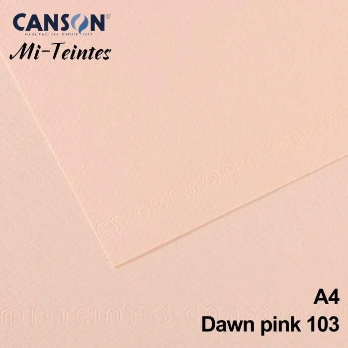 Mi-Teintes 160gr A4 103 Pink 3lü