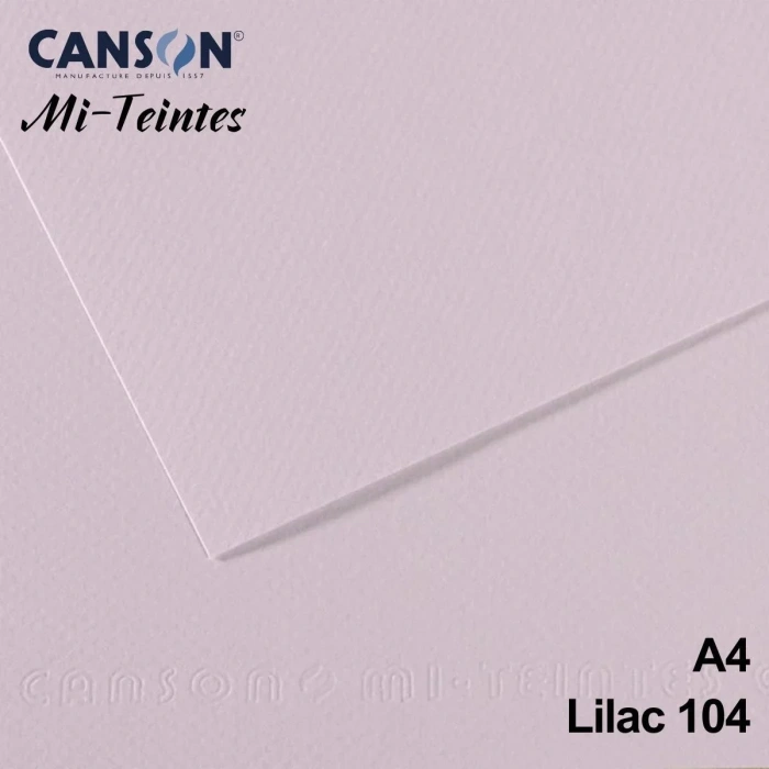 Mi-Teintes 160gr A4 104 Lilac 3lü