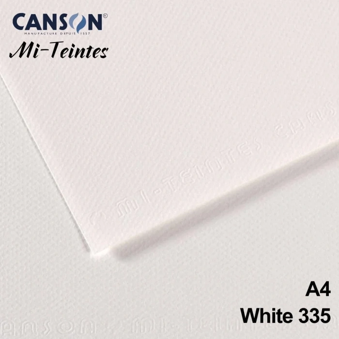 Mi-Teintes 160gr A4 335 White 3lü