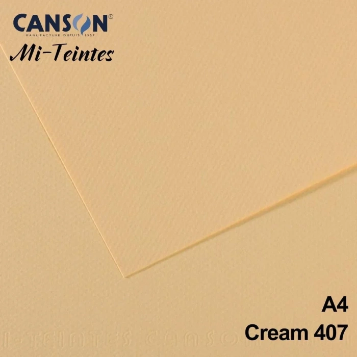 Mi-Teintes 160gr A4 407 Lichen 3lü