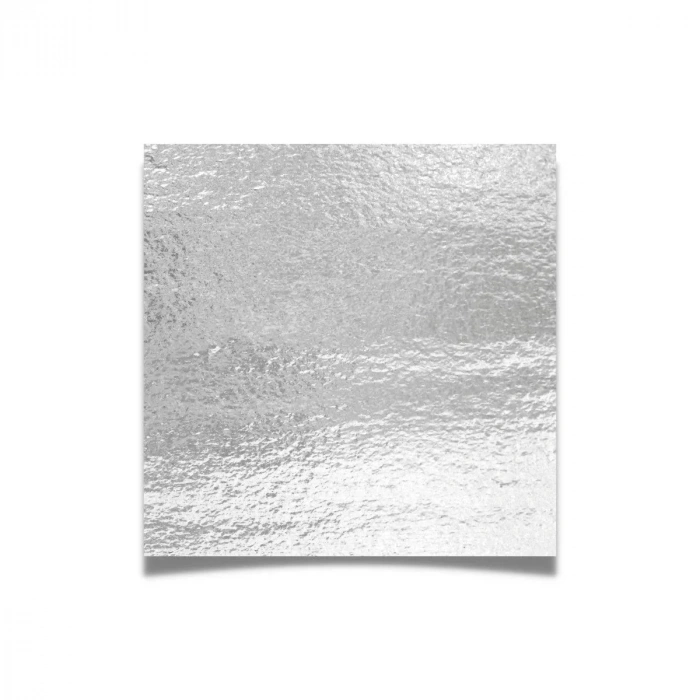 miArt İmitasyon Yaprak Varak Gümüş 14x14cm 25li