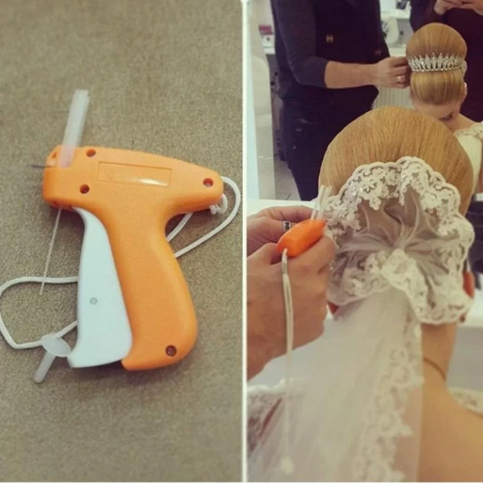 Micro Tagpin Gelinlik Türban Eşarp ve Kuaför Saç Tasarım Kılçığı 4,4mm