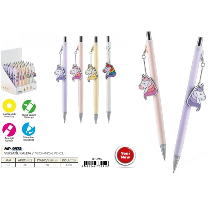 MİKRO 9972-36 UNİCORN STANDLI VERSATİL KALEM 0,7