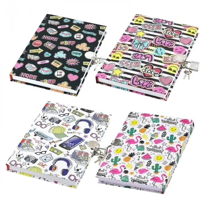 Mikro Gn-627 Desenli Kilitli Günlük