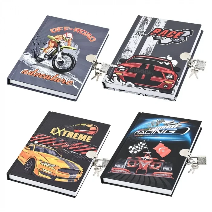 Mikro Gn-627 Desenli Kilitli Günlük