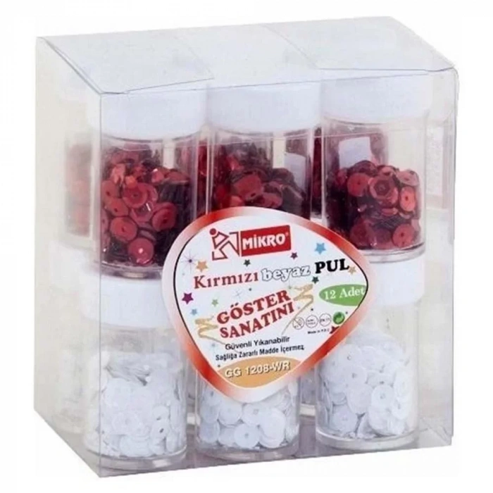 Mikro Kırmızı Beyaz Pul Sim 1208wr