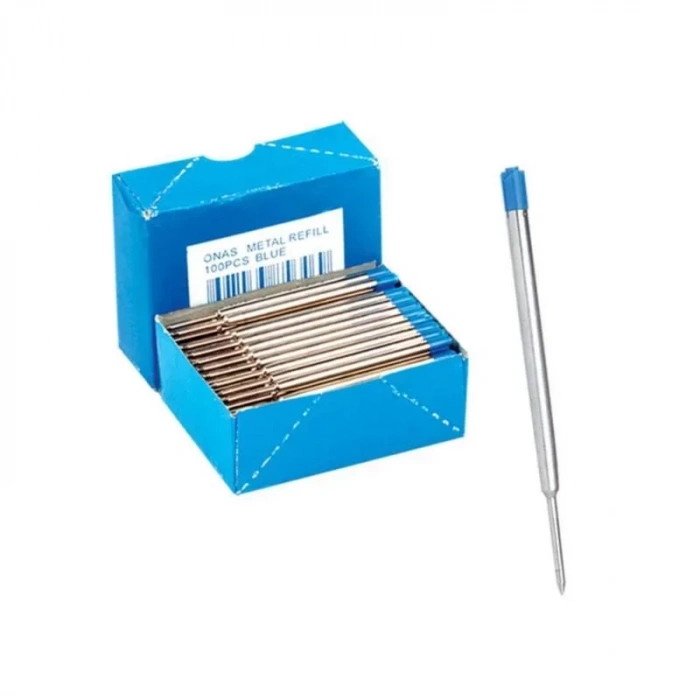 Mikro Parker Tipi Mavi Kalem Yedeği Metal Ahp-98a