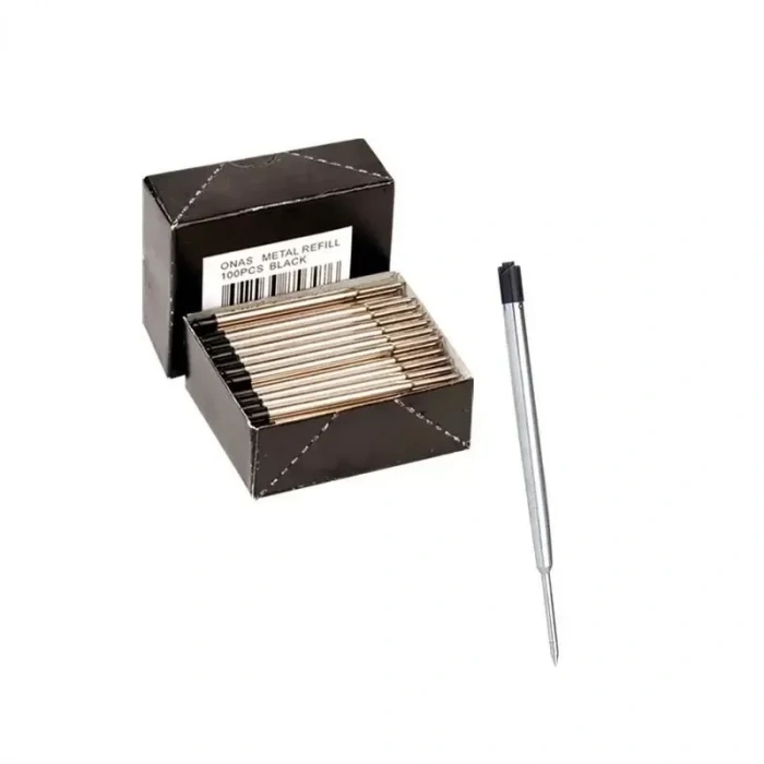 Mikro Parker Tipi Siyah Kalem Yedeği Metal Ahp-98a