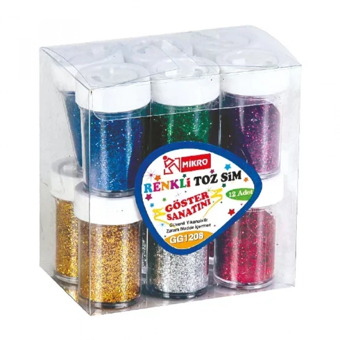 Mikro Toz Sim Tuzluk Karışık Renk Gg 12-08