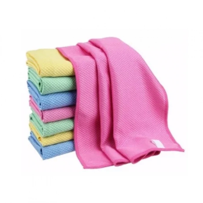 Mikrofiber Bez Baklava Desen 50x70 Cm ( 10 Adet )