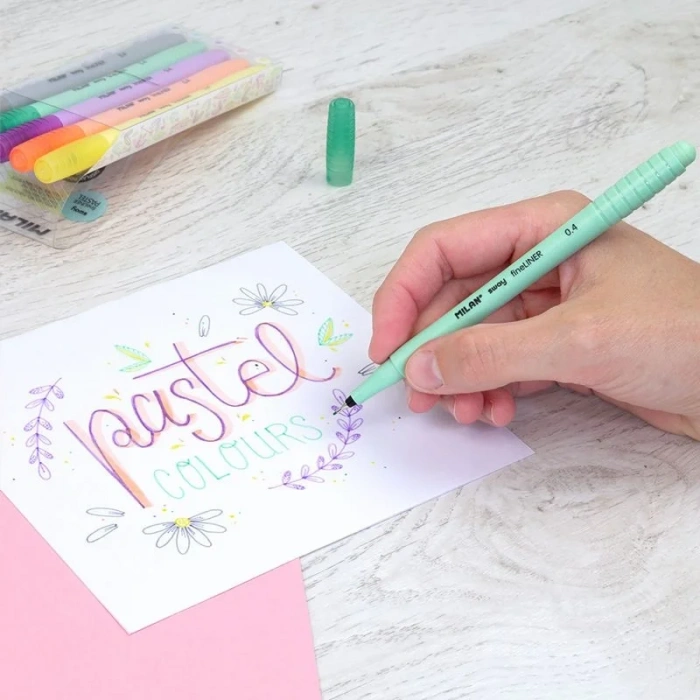 Mılan 06180414ps Sway Fıne Renkli Tükenmez Kalem - 5adet