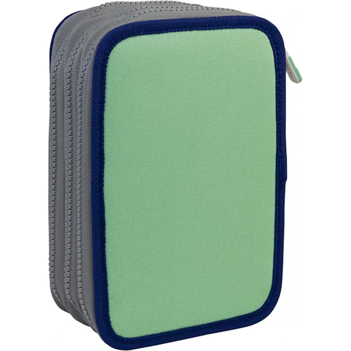 MILAN 081364NLGR NET&LIT YEŞİL 3 KATLI SET KALEM ÇANTASI