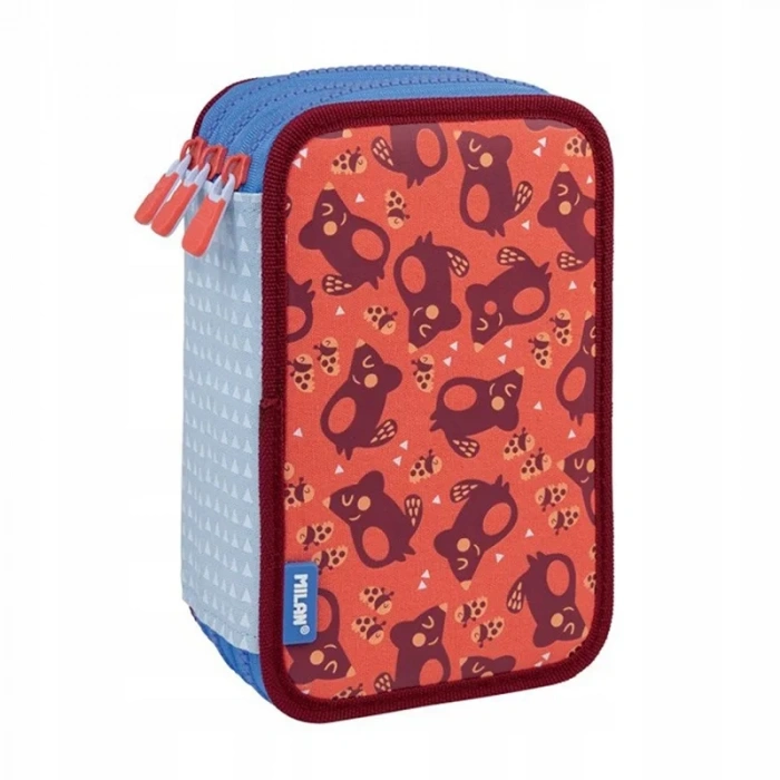 Mılan 081364nlp Net&lıt Pembe 3 Katlı Set Kalem Çantası