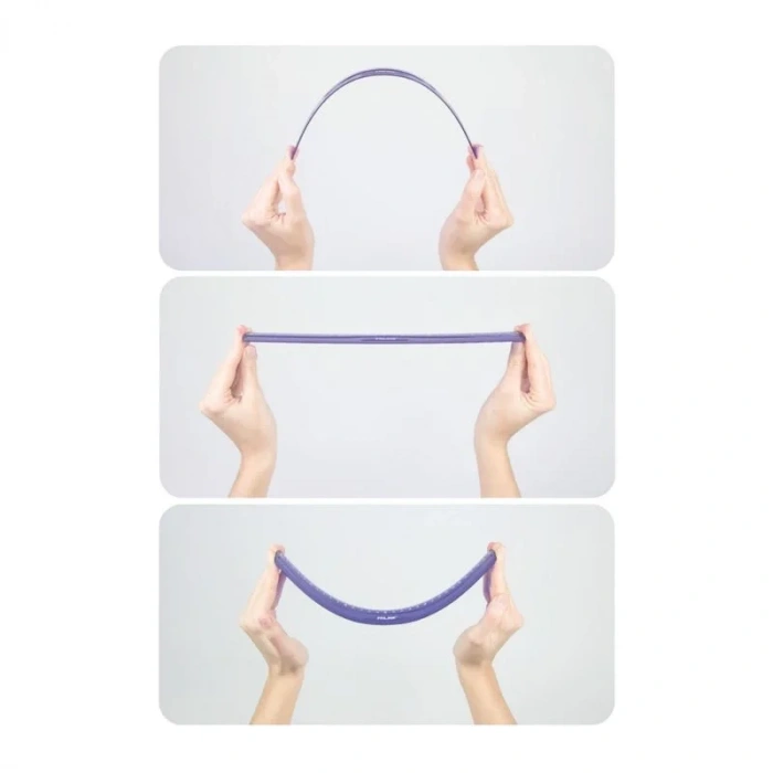 MILAN 359801 ACID MAVİ ESNEK CETVEL SETİ - 4LÜ