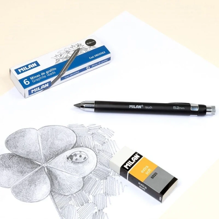 Mılan 535206 Touch Kalın Uçlu Versatıl Kalem 5,2mm - 6adet