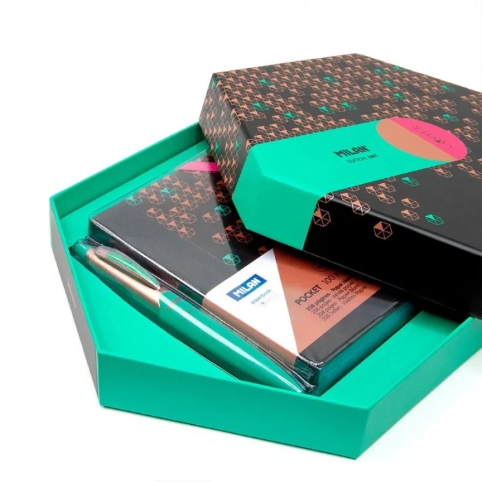 Mılan 8741 Copper Altıgen Yeşil Hediye Seti