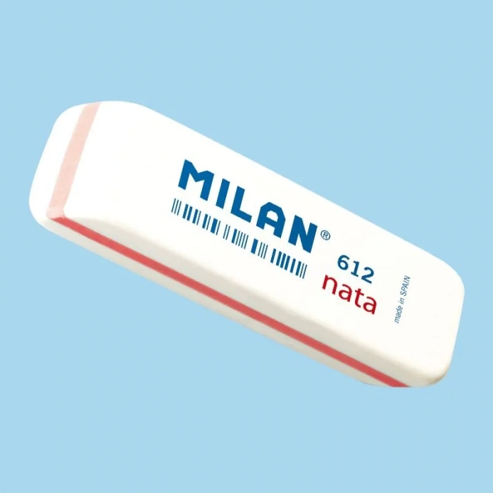 MILAN CPM612 NATA® YUMUŞAK PLASTİK SİLGİ - 12ADET
