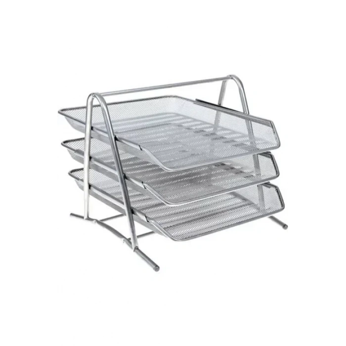 Mimaks Mrf-3 Metal Perfore Evrak Rafı Gri 3lü