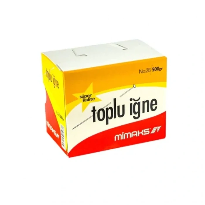 Mimaks Nikelli Toplu İğne 250gr Kutu (tı250)