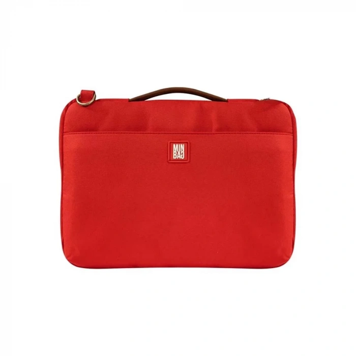 Minbag Lora Askılı Laptop Çantasısı Kırmızı 13 İnç 549-02