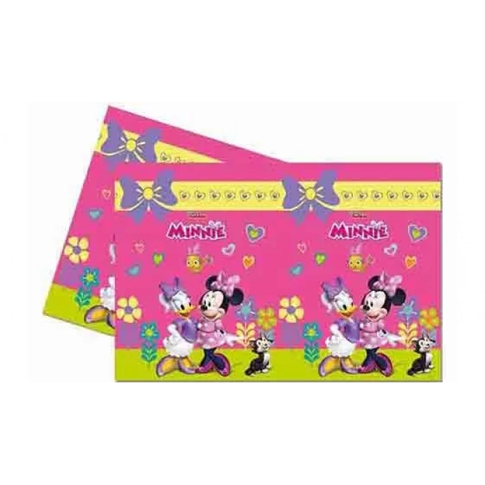 Minnie Mouse Junior Plastik Masa Örtüsü 120 X 180 Cm