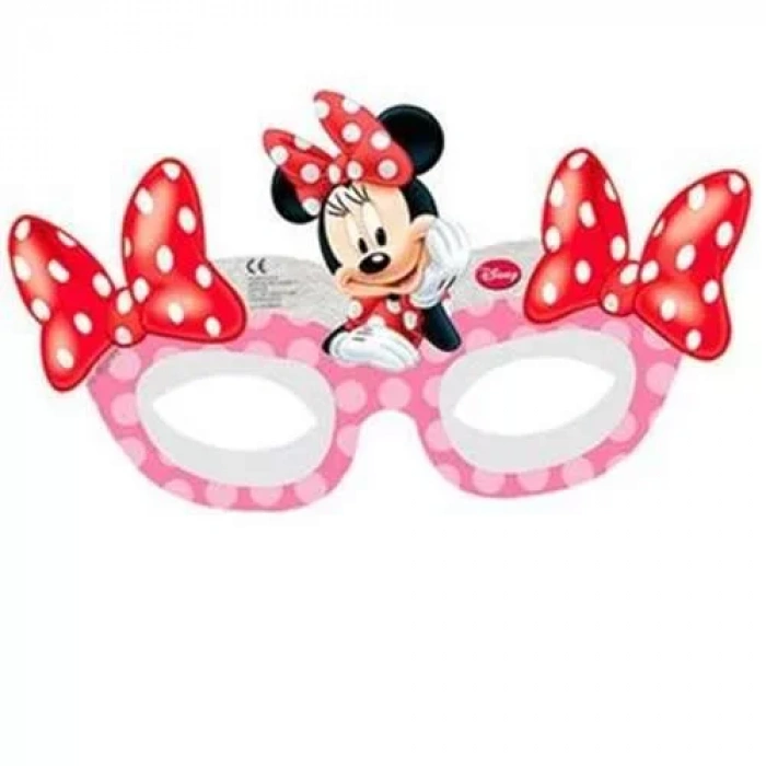 Minnie Mouse Kırmızı 6 Lı Maske