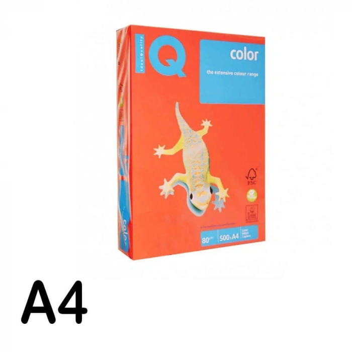 Mondi Fotokopi Kağıdı A4 80 gr 500lü Coral Kırmızı