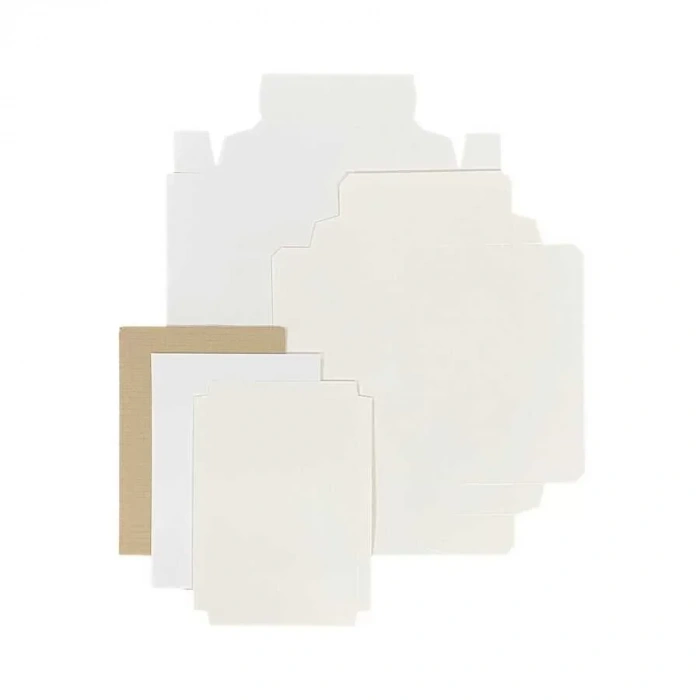 Montajsız Çikolata Kutusu (beyaz) 750 Gr - 25 Adet