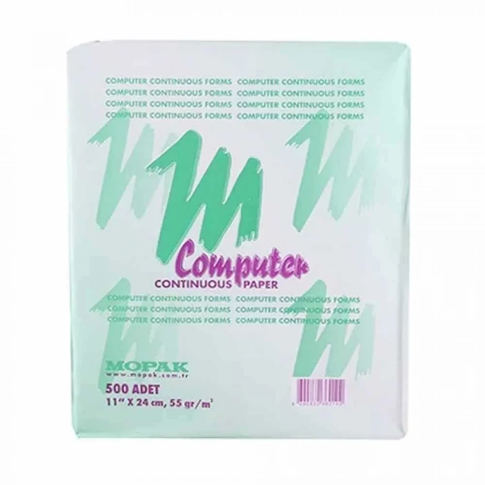 Mopak Bilgisayar Kağıdı 11 x 24 4 Nüsha 55 gr 500lü