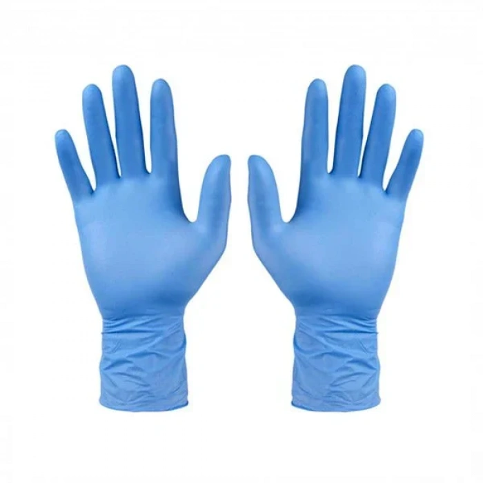 Muayene Eldiveni Mavi Nitril S Beden